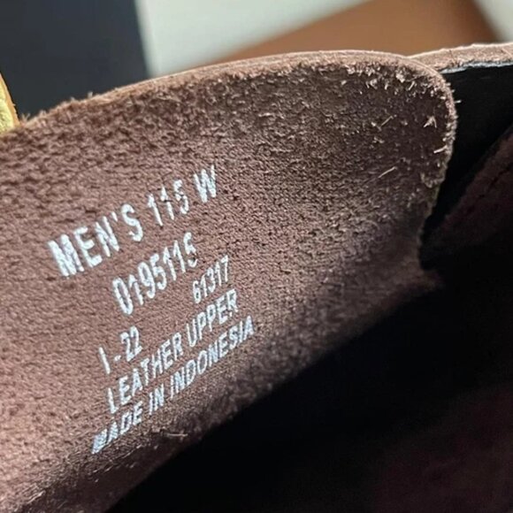 Sperry Top Sider 0195115 Boat Shoe Brown Leather 2 Eye Slip On Men's 11.5 Wide - Picture 9 of 10